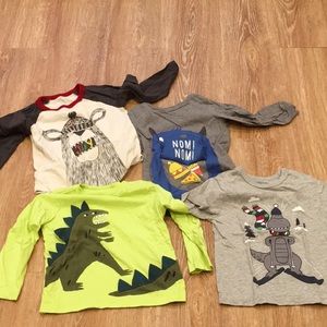 Four Toddler Tees, Size 3T
